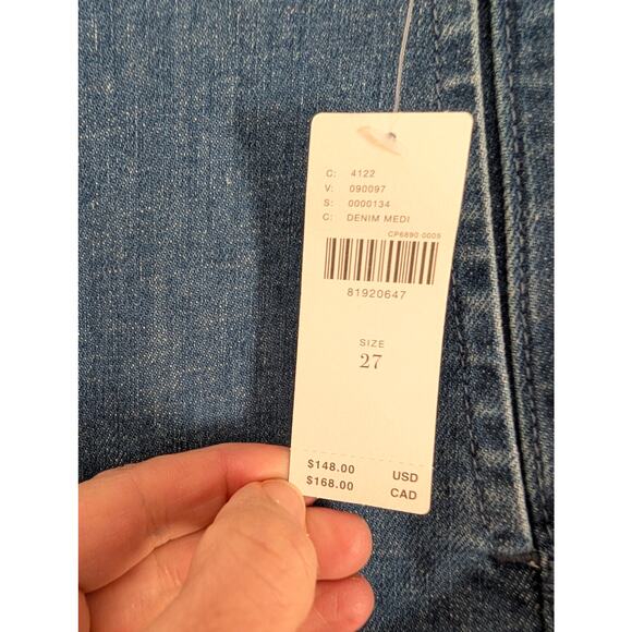 NWT Pilcro Polished Pool Wide-Leg Trouser Jeans Sz 27 Anthropologie - Picture 4 of 4